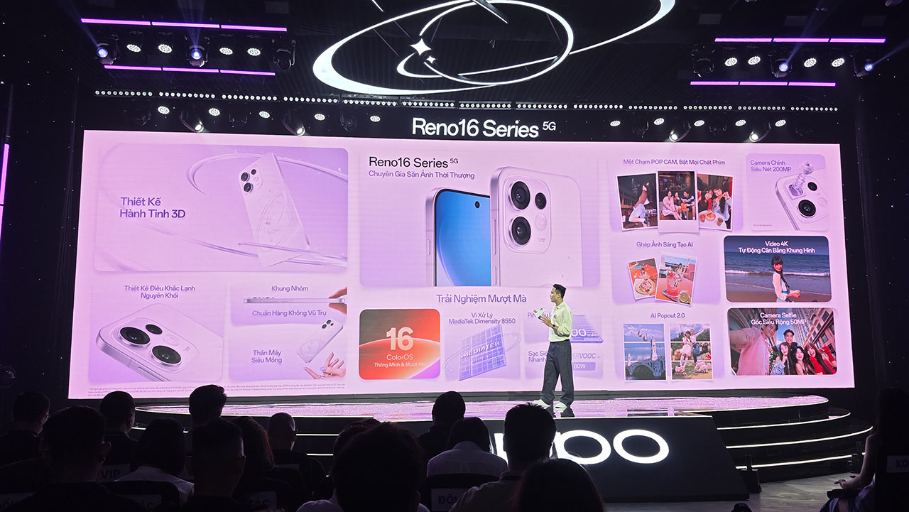 Sự kiện ra mắt điện thoại Oppo